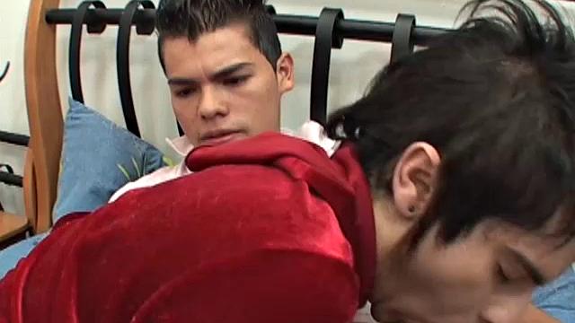 Sebastian and Matias are a couple of hung Latin boys, who enjoy an occasional encounter that starts with an exchange of blow jobs