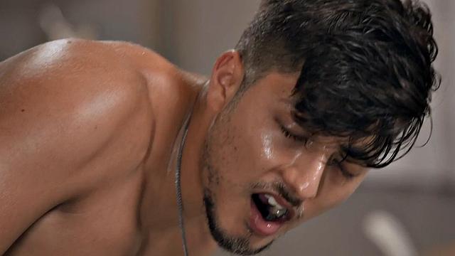 Stud enjoys fucking hard in tight anal hole