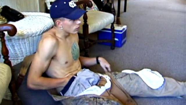 Shane Stroking His Hard Meat