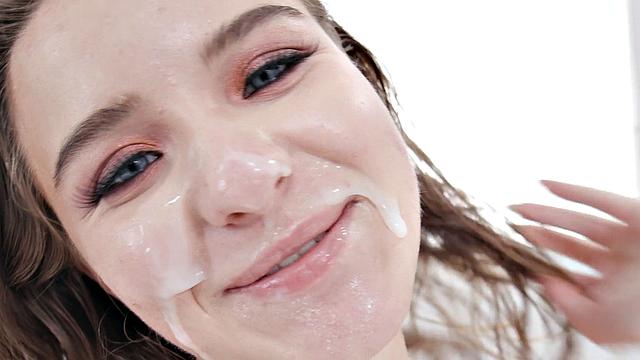 19-Year-Old Cutie's 1st Ever Scene