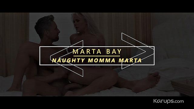 Martha Bay rides cock deep and takes every inch with a hungry moan