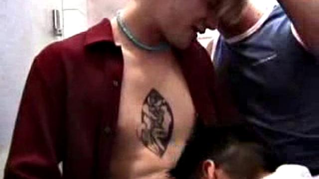 3 Boys in the Bathroom