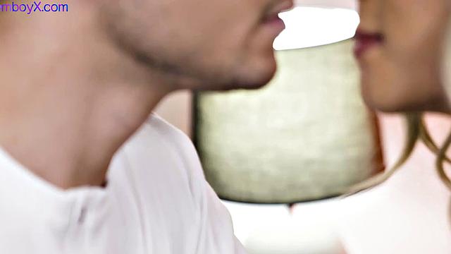 College uniform Asian femboy nailed by white stud