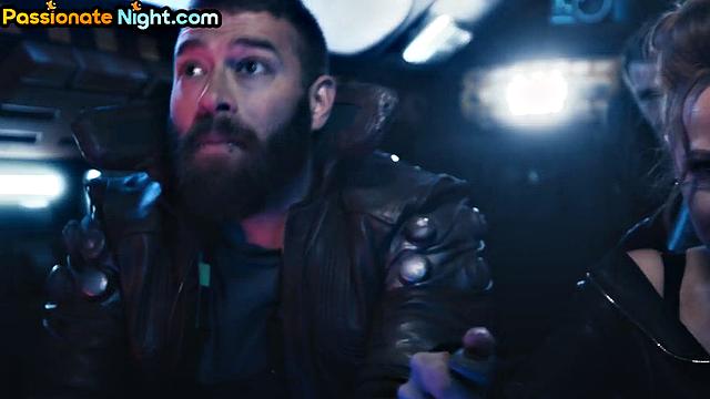 Cum-thirsty babe swallows cum