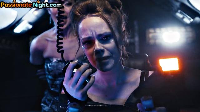 Cum-thirsty babe swallows cum