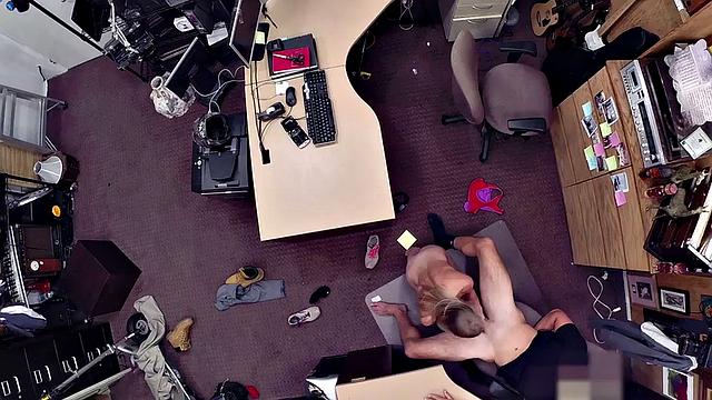 Big dick nails a young slut's wet pussy in glasses