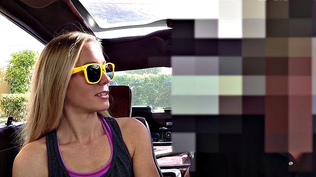 Big dick nails a young slut's wet pussy in glasses