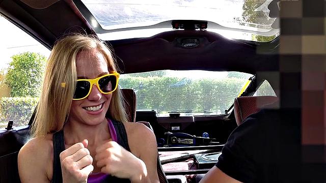 Big dick nails a young slut's wet pussy in glasses