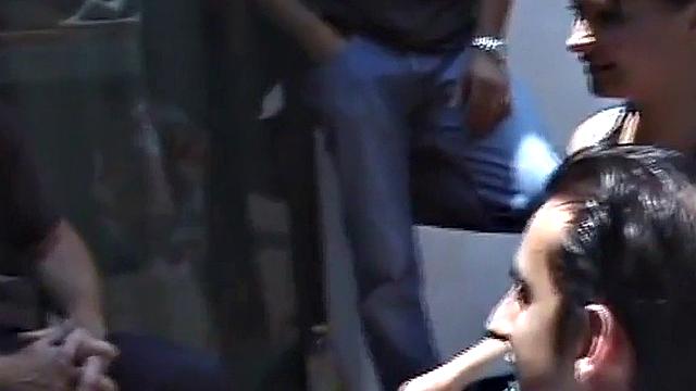 Gangbang babe katja Fucks multiple Cock