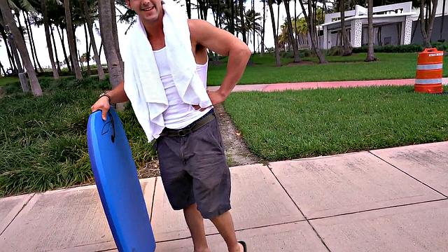 Str8 picked up jock tricked to fuck ass in pickup bus