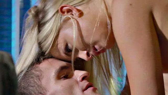 Office secretary in stockings doggystyled by collrague