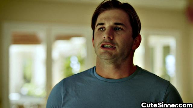 Blonde stepmom bounces on her stepson cock