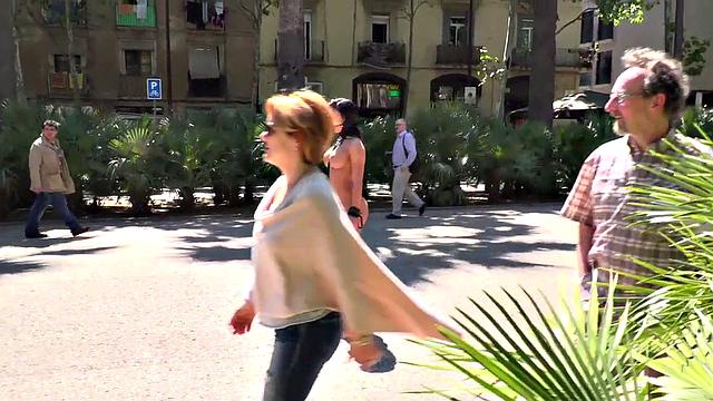 Busty babe full naked outdoor in public bcs mistress demands