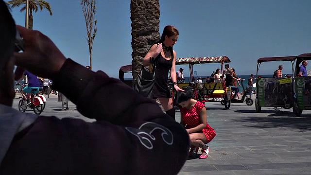 Busty babe full naked outdoor in public bcs mistress demands