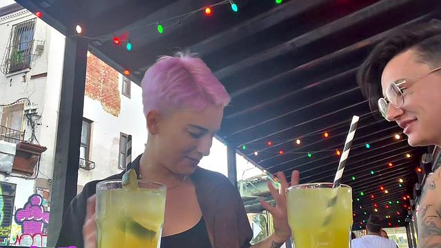 Real amateur F2M going down to fuck