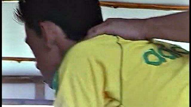 Skinny asian stud smashed by lover