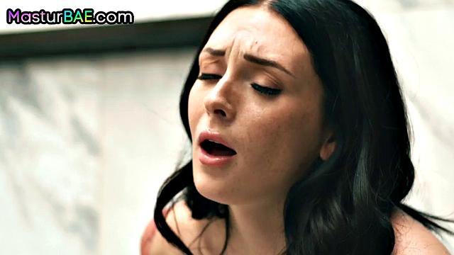 Stunning babe smashed by her lover