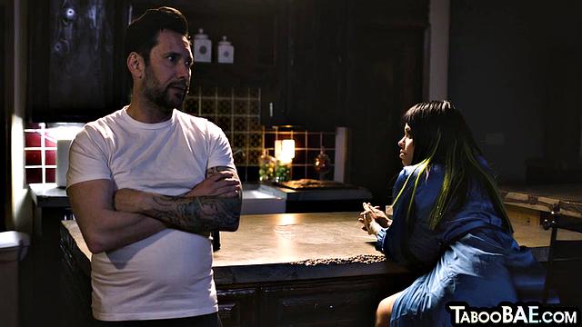 Big-titted tattooed babe pussyfingered