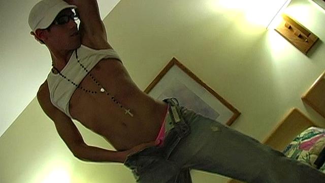 This is a private striptease and jerk off video that Trystian filmed of Giovanni