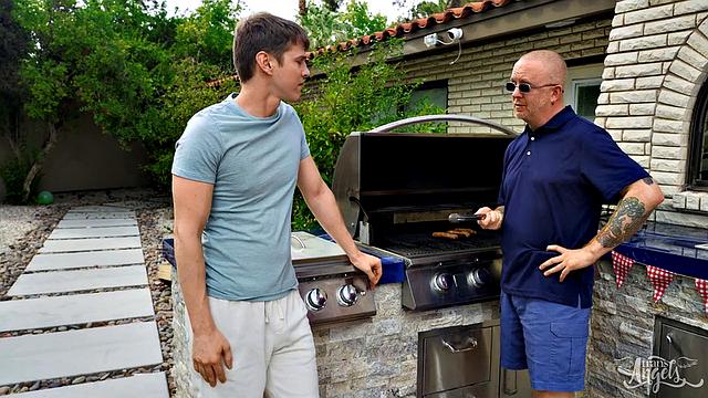 Grilling With Boobs Out
