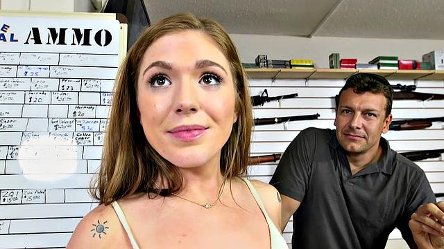 Tattooed interviewee gets kinky with ass play and deep pussy pounding