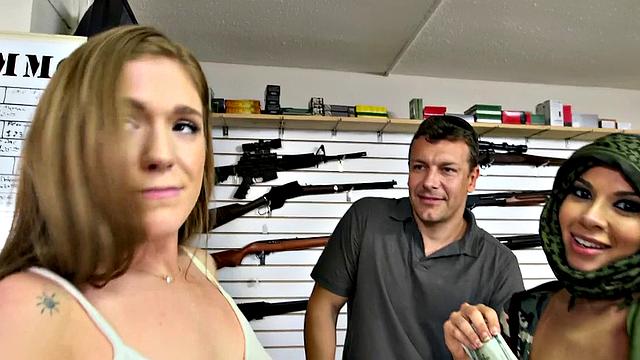 Tattooed interviewee gets kinky with ass play and deep pussy pounding