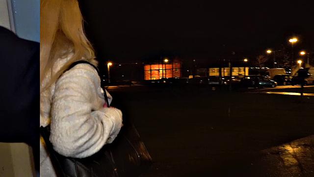 Tight shaven pussy filled with cum