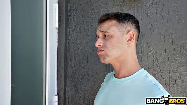 Rubbing Oil on Big Booty