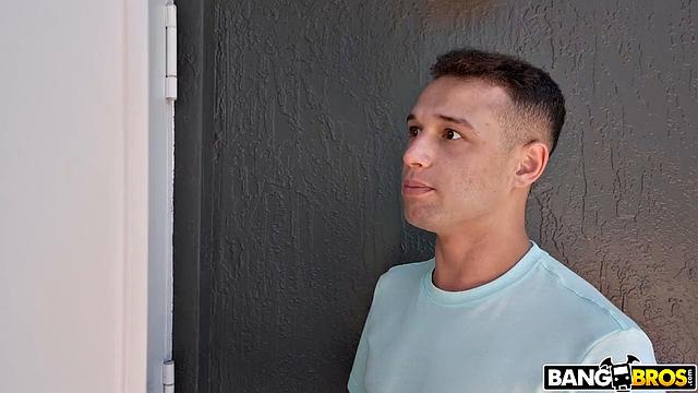 Rubbing Oil on Big Booty