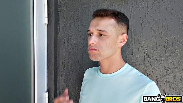 Rubbing Oil on Big Booty