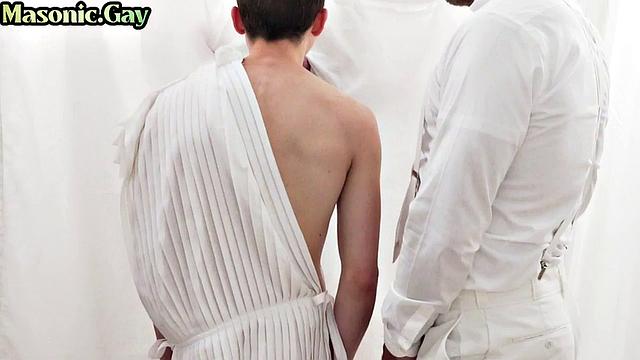 Dominant lodge cock sucked by newbie hard