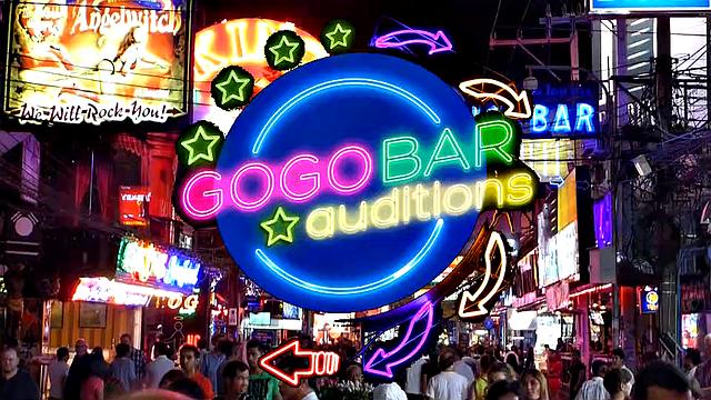 big-titted Thai cutie arrives for a gogo interview