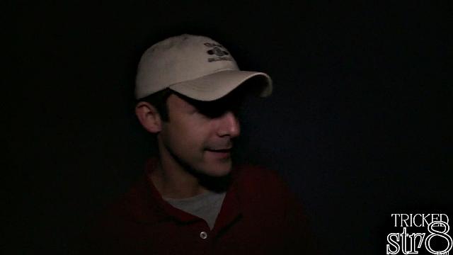 Athletic straight stud gets intense surprise at the glory hole with a hung gay guy
