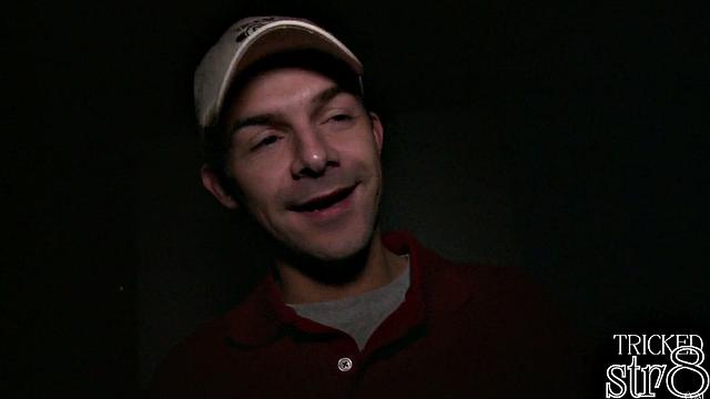 Athletic straight stud gets intense surprise at the glory hole with a hung gay guy
