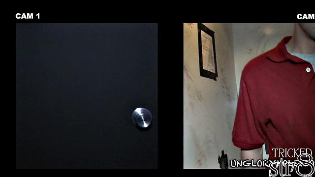 Athletic straight stud gets intense surprise at the glory hole with a hung gay guy