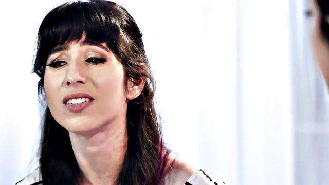 Dirty lesbian babes lick wet pussies while fingering