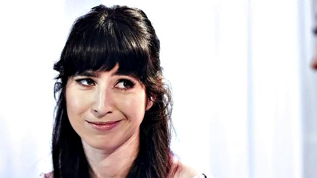 Dirty lesbian babes lick wet pussies while fingering