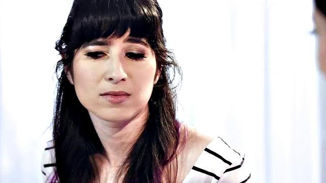 Dirty lesbian babes lick wet pussies while fingering