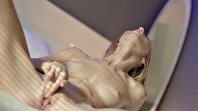 Get off to this steamy solo session in the bedroom