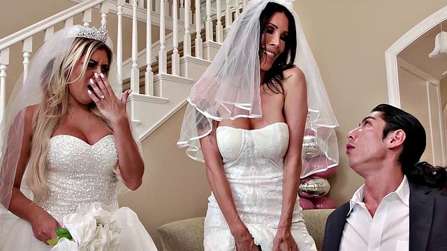 MOMMY'S BOY - Furious MILF Brides Reverse Gangbang Wedding Planner For Wedding Planning Mistake