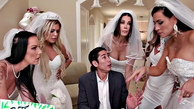 MOMMY'S BOY - Furious MILF Brides Reverse Gangbang Wedding Planner For Wedding Planning Mistake