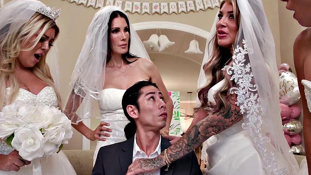 MOMMY'S BOY - Furious MILF Brides Reverse Gangbang Wedding Planner For Wedding Planning Mistake