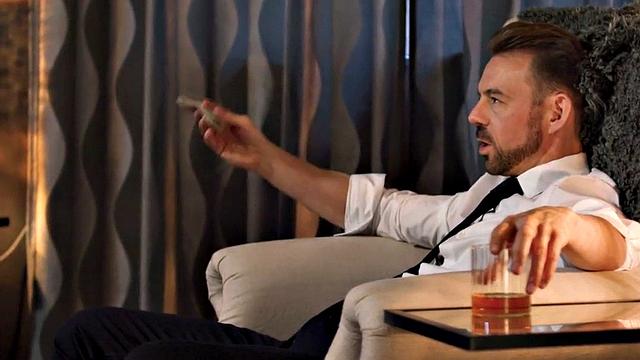 Striptease babe gets doggystyled by client after deepthroat