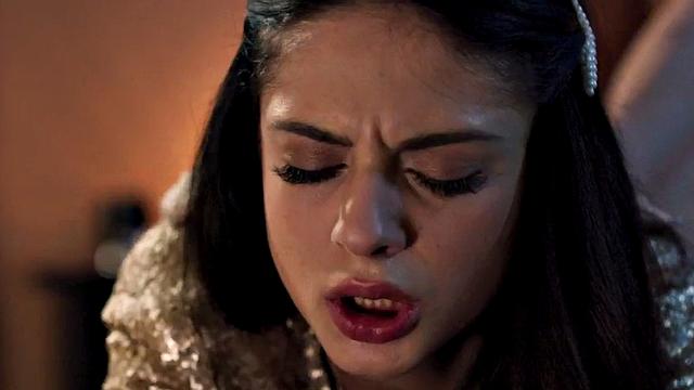 Striptease babe gets doggystyled by client after deepthroat