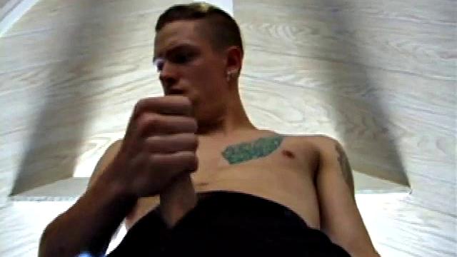 Shane Strokes His Dick