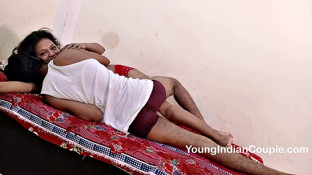 Indian College Teen With Big Boobs Having Amazing Sex With Her Classmate