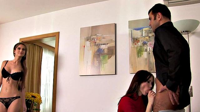 Two MILFs Let Guest Fuck Their Holes