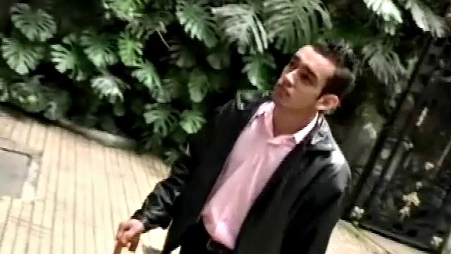 Macho Diego Vicente brings flowers to Juan Romero, and while he's putting them in water the two can't resist some spontaneous sex. Juan and Diego trade blowjobs, and then Diego fucks Juan from behind.