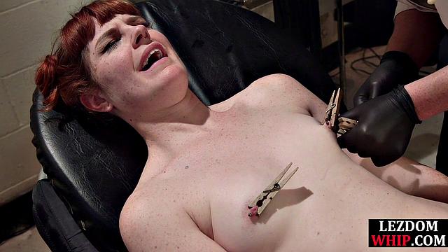 Lesbo MILF domina fingering a cute bitch