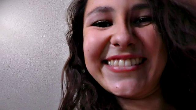 Cute 21yo POV GF with small boobs fucked while dirty talking